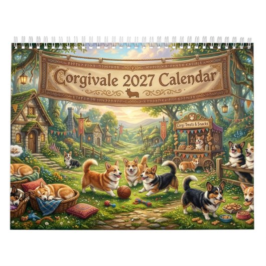 Corgivale Kalender 2027 (Hoes)