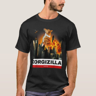 CORGIZILLA Funny Corgi Tshirt voor Hondenliefhebbe