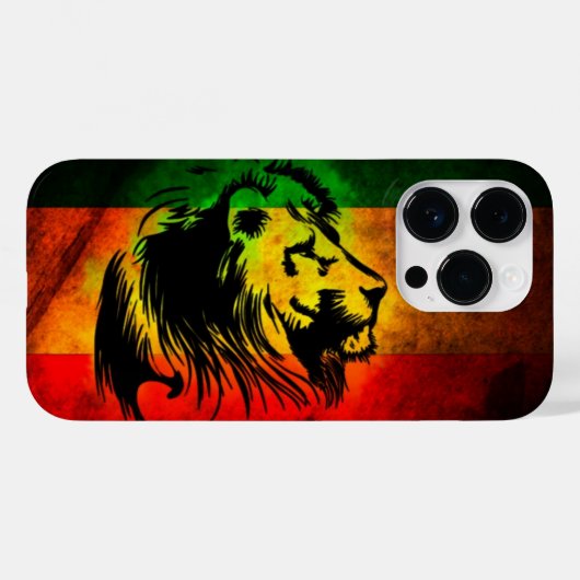 Cori Rasta Reggae Graffiti Vlag Leeuw Case-Mate iPhone Case (Achterkant (horizontaal))