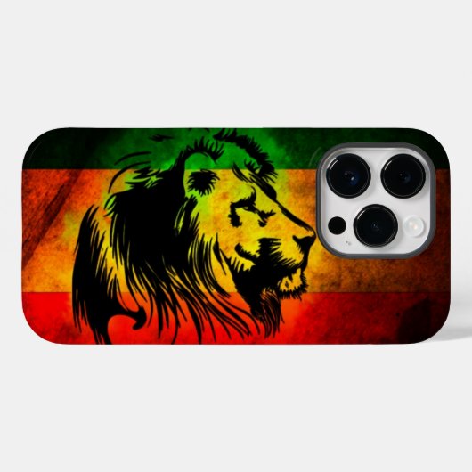 Cori Rasta Reggae Graffiti Vlag Leeuw Case-Mate iPhone Case (Achterkant (horizontaal))