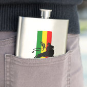 Cori Reith Rasta reggae lion Heupfles (Voorbeeld)