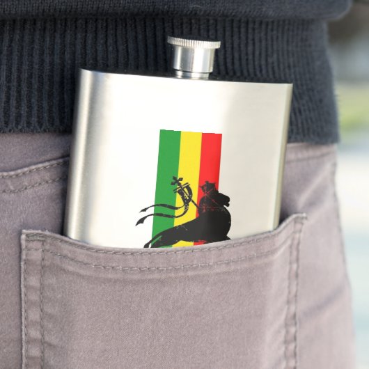 Cori Reith Rasta reggae lion Heupfles (Voorbeeld)