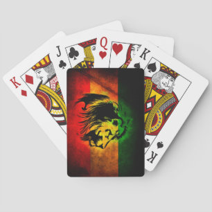 Cori Reith Rasta reggae lion Pokerkaarten