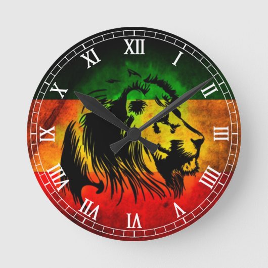 Cori Reith Rasta reggae lion Ronde Klok (Voorkant)