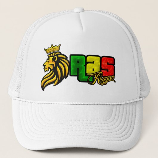 Cori Reith Rasta reggae lion Trucker Pet (Voorkant)