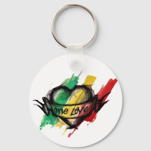 Cori Reith Rasta reggae one love Sleutelhanger (Voorkant)