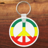 Cori Reith Rasta reggae peace Sleutelhanger (Voorkant)