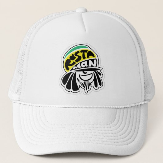 Cori Reith Rasta reggae rasta man Trucker Pet (Voorkant)