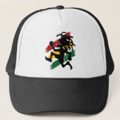 Cori Reith Rasta reggae Trucker Pet (Voorkant)