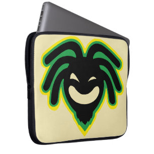 Cori Reith Rasta reggae vredesgezicht Laptop Sleeve