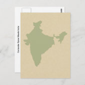 Coriander Blue Spice Moods India Briefkaart (Voorkant / Achterkant)