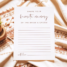 CORIANDER Bohemian Rust Favorite Memory Game Kaart