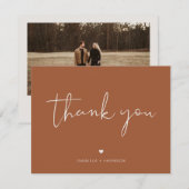 CORIANDER Bohemian Terracotta Foto bedankt! Kaart (Voorkant / Achterkant)