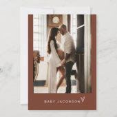 CORIANDER Bohemian Terracotta Oh Baby Kaart (Achterkant)