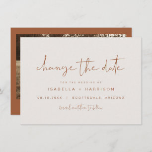 CORIANDER Bohemian Terracotta Verander de datum Kaart