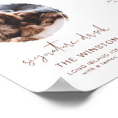 CORIANDER Boho 1 Foto Handtekeningdrank Bar Poster (Hoek)