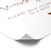 CORIANDER Boho A Baby is brouwerij Poster (Hoek)