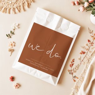 CORIANDER Boho brandde Oranje Rust Wedding dat we  Bedankzakje