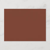 CORIANDER Boho Rust Children's Time Capsule Informatiekaartje (Achterkant)