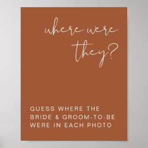 CORIANDER Boho Terracotta, waar zijn ze onderteken Poster