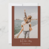 CORIANDER Boho zei ja modern Vrijgezellenfeest Kaart (Achterkant)