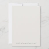 CORIANDER Burnt Oranje Terracotta Save the Date Kaart (Achterkant)