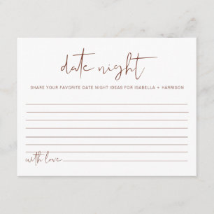CORIANDER Rust Colour Date Night Idees Card Game Informatiekaartje