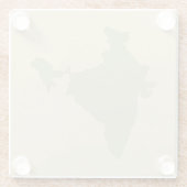 Coriander Spice Moods India Glazen Onderzetter (Achterkant)