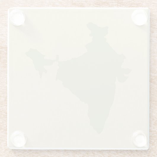 Coriander Spice Moods India Glazen Onderzetter (Achterkant)