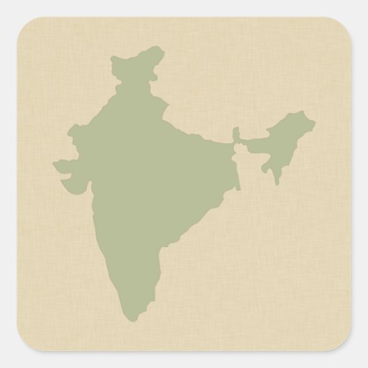 Coriander Spice Moods India Vierkante Sticker (Voorkant)