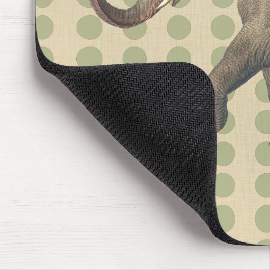 Coriander Spice Moods Stippen met olifant Muismat (Hoek)