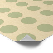 Coriander Spice Moods Stippen Poster (Hoek)