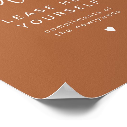 CORIANDER Terracotta-dames Bathroom Toiletry Poster (Hoek)