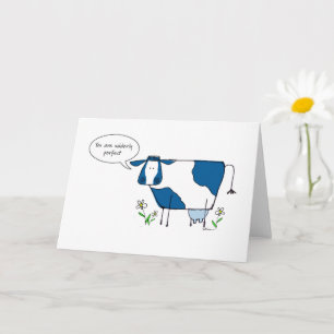 Corinna Koe "Udderly Perfect" Wenskaart Kaart