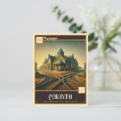 Corinth, Mississippi | Antiek Briefkaart (Staand voorkant)