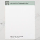 Corinthian Column Attorney Letterhead Briefhoofd (Voorkant)
