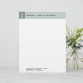 Corinthian Column Attorney Letterhead Briefhoofd (Staand voorkant)