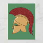 Corinthian Helmet Briefkaart (Voorkant)