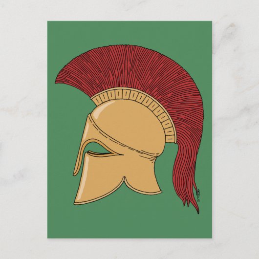 Corinthian Helmet Briefkaart (Voorkant)