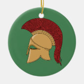 Corinthian Helmet Keramisch Ornament (Voorkant)