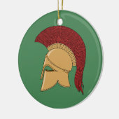 Corinthian Helmet Keramisch Ornament (Links)