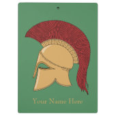 Corinthian Helmet Klembord (Achterkant)