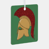 Corinthian Helmet Metalen Ornament (Voorkant Rechts)