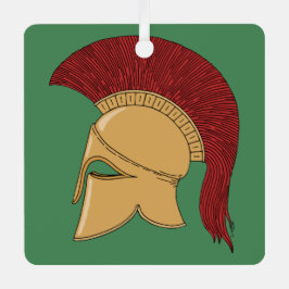 Corinthian Helmet Metalen Ornament