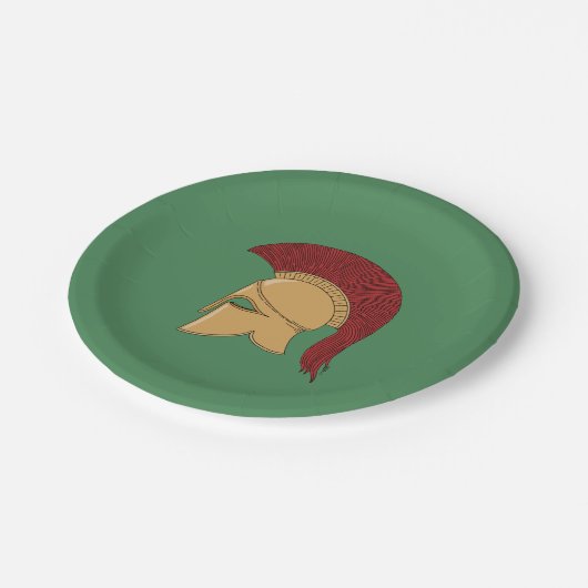 Corinthian Helmet Papieren Bordje (Gekanteld)