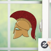 Corinthian Helmet Raamsticker (Huis)