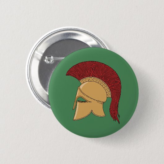 Corinthian Helmet Ronde Button 5,7 Cm (Voorkant /achterkant)