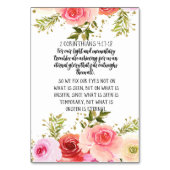 Corinthians Bijbelverse Kaart (Achterkant)