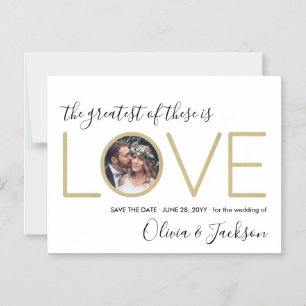 Corinthians Quote Love Photo Weddenschap Save the  Magnetische Uitnodiging