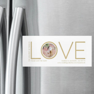 Corinthians Verse Love Photo Weddenschap Save the  Magnetische Uitnodiging